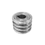 POLIA ALUMINIO 75MM 3 CANAIS A FURO 28MM LAVADORA HIDROMAR BH-6750