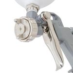 PISTOLA DE PINTURA TANQUE ALTO 600ML C/ BICOS 1,2, 1,5 E 1,8MM