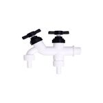 TORNEIRA PARA MAQUINA DE LAVAR BRANCA PLASTICA ROSCA 1/2