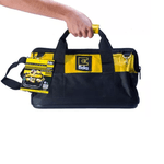 BOLSA PARA FERRAMENTAS EM LONA - PRETO E AMARELO 8ZE