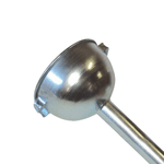 FUNIL RETO LONGO PARA DESCARGA DE TANQUE AÇO ZINCADO LUBEFER LUB-65B