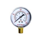 MANÔMETRO VERTICAL STEELS 14BAR/200PSI CAIXA PLASTICA 2