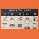 KIT PARA REPARO CONSERTO DE PNEU DE MOTO C/ FERRAMENTA E INSERTO