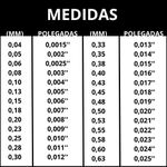 Calibre de Folga Com 26 Lâminas (0,04 a 0,63mm) 396850