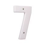 Numero 7 Branco, Plástico L10,5cm X A19,5cm X P2cm 1988
