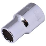 SOQUETE ESTRIADO WORKER 401579 ENCAIXE 1/2 CROMO VANADIUM 11MM