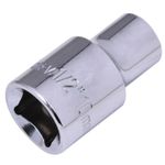 SOQUETE ESTRIADO WORKER 401579 ENCAIXE 1/2 CROMO VANADIUM 10MM