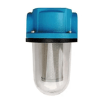 Filtro de Linha de 1 1/2 Para Diesel ou Gasolina Copo de Aluminio, Elemento de Inóx PA159