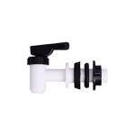 TORNEIRA PARA FILTRO BRANCA PLASTICA