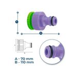 PINO ENGATE RAPIDO 1/2 E 3/4 ROSCA FEMEA MANGUEIRA DE JARDIM
