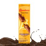 BISCOITO BOLACHA TUBE 27GR WAFER RECHEADO COBERTO COM CHOCOLATE