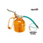 ALMOTOLIA DE ÓLEO METALICA COM BICO FLEXIVEL 300ML