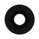 SOQUETE SEXTAVADO CURTO PARA CHAVE DE IMPACTO ENCAIXE 1/2