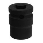 SOQUETE SEXTAVADO CURTO PARA CHAVE DE IMPACTO ENCAIXE 1/2