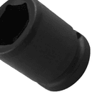 SOQUETE SEXTAVADO CURTO PARA CHAVE DE IMPACTO ENCAIXE 1/2