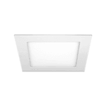 LUMINARIA LED ELGIN EMBUTIR QUADRADA 6W 3000K BRANCO QUENTE 12X12CM