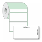 ETIQUETA ADESIVA COUCHE 100 X 50MM X 1 COL. X 36MT BRANCA