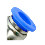 CONEXAO PNEUMATICA DE ENGATE RAPIDO CONECTOR RETO FEMEA TUBO 10 X 1/8