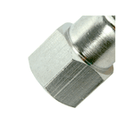 CONEXAO PNEUMATICA DE ENGATE RAPIDO CONECTOR RETO FEMEA TUBO 10 X 1/8