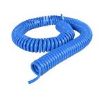 MANGUEIRA ESPIRAL EM POLIURETANO SEM TERMINAIS 8,0MM X 10MT AZUL
