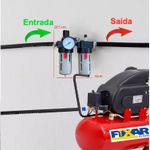 CONJUNTO DE PREPARACAO DO AR LUBRIFIL 1/2