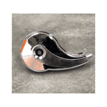 CALOTA DE RODOAR LISA COM REFLETIVO LADO ESQUERDO