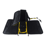 BOLSA PARA FERRAMENTAS EM LONA COM 30 BOLSOS PRETO E AMARELO 9RI