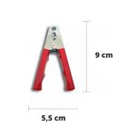KIT COM 2 GARRAS JACARE 100A PARA CABO DE BATERIA PRETO E VERMELHO