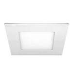 LUMINARIA LED ELGIN EMBUTIR QUADRADA 6W 6500K BRANCO FRIO 12X12CM