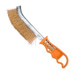 ESCOVA DE AÇO MANUAL EM AÇO CARBONO CABO PLASTICO