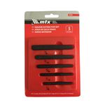 EXTRATOR SACA PARAFUSOS QUADRADO MTX COM 5 PEÇAS EM AÇO