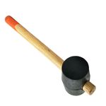 MARTELO DE BORRACHA MINI CABO DE MADEIRA 225 GRAMAS