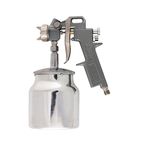 PISTOLA DE PINTURA TANQUE BAIXO 750ML C/ BICOS 1,2, 1,5 E 1,8MM