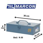 CAIXA PARA FERRAMENTAS 30 CM TIPO BAÚ