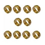10 ANILHAS OD 3/16" EM LATÃO