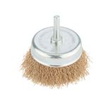 JOGO C/ 3 ESCOVAS LATONADAS HASTE 1/4 1PLANA, 1 COPO, 1 MANUAL