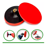 SUPORTE P/ DISCO DE LIXA 115MM C/ VELCRO ROSCA M14+ADP P/ FURADEIRA