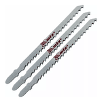 3 LAMINAS P/ SERRA TICO TICO 90 X 4,0MM AÇO CARBONO ENCAIXE BOSCH