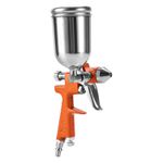 PISTOLA DE PINTURA TANQUE ALTO 100ML BICO DE 0,5MM GRAVIDADE ROSCA 1/4