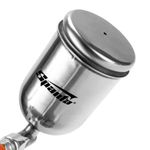 PISTOLA DE PINTURA TANQUE ALTO 100ML BICO DE 0,5MM GRAVIDADE ROSCA 1/4