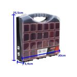 MALETA ORGANIZADORA C300 X L255 X A54MM 16 COMPARTIMENTOS