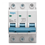 DISJUNTOR TERMOMAGNÉTICO TRIPOLAR ELGIN CUVA C 3 POLOS 32A