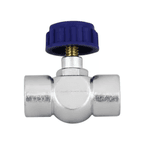 REGISTRO P/ AR EM ZAMAG 1/4" FEMEA NPT X 1/4" FEMEA NPT