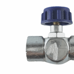 REGISTRO P/ AR EM ZAMAG 1/4" FEMEA NPT X 1/4" FEMEA NPT