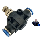 CONEXAO DE ENGATE RAPIDO REGULADOR DE FLUXO TUBO 06 X ROSCA M6