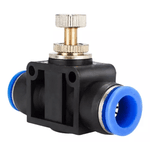 CONEXAO DE ENGATE RAPIDO REGULADOR DE FLUXO TUBO 06 X ROSCA M6