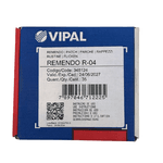 REMENDO A FRIO VIPAL R-04 REDONDO 80MM CAIXA COM 35UN