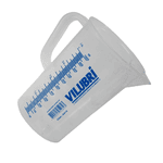 JARRA GRADUADA VILUBRI 2213 EM POLIETILENO 1 LITRO ESCALA 100 EM 100ML