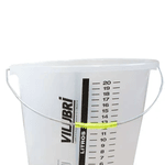 BALDE GRADUADO EM POLIETILENO VILUBRI 20 LITROS COM ALÇA
