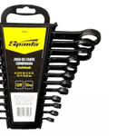 JOGO DE CHAVE FIXA SPARTA DE 6 A 32MM, 12 PEÇAS CROMO VANADIO